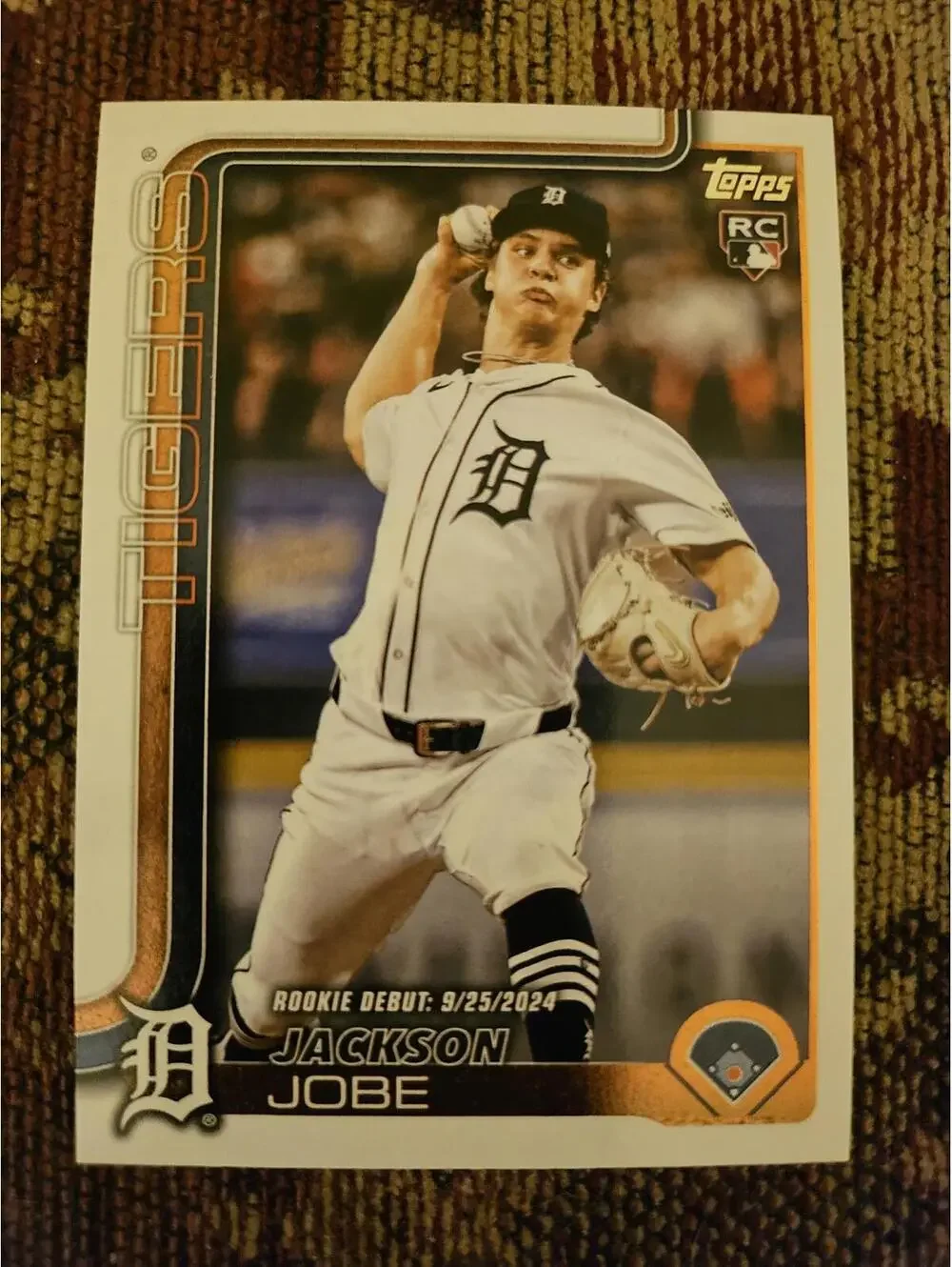 2025 Topps Update - Jackson Jobe - RC #US193 - Tigers - RAW Mint - Rookie card
